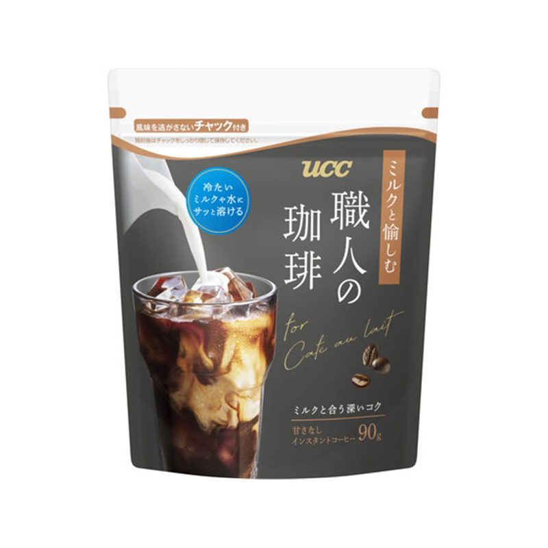 UCC上島珈琲 職人の珈琲 ミルクと愉しむ インスタントコーヒー 袋 9 1袋※軽（ご注文単位1袋）【直送品】