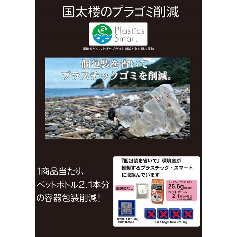 国太楼 アバンス レギュラーコーヒー プレミアムドリップ モカブレンド 16P 1袋※軽（ご注文単位1袋）【直送品】