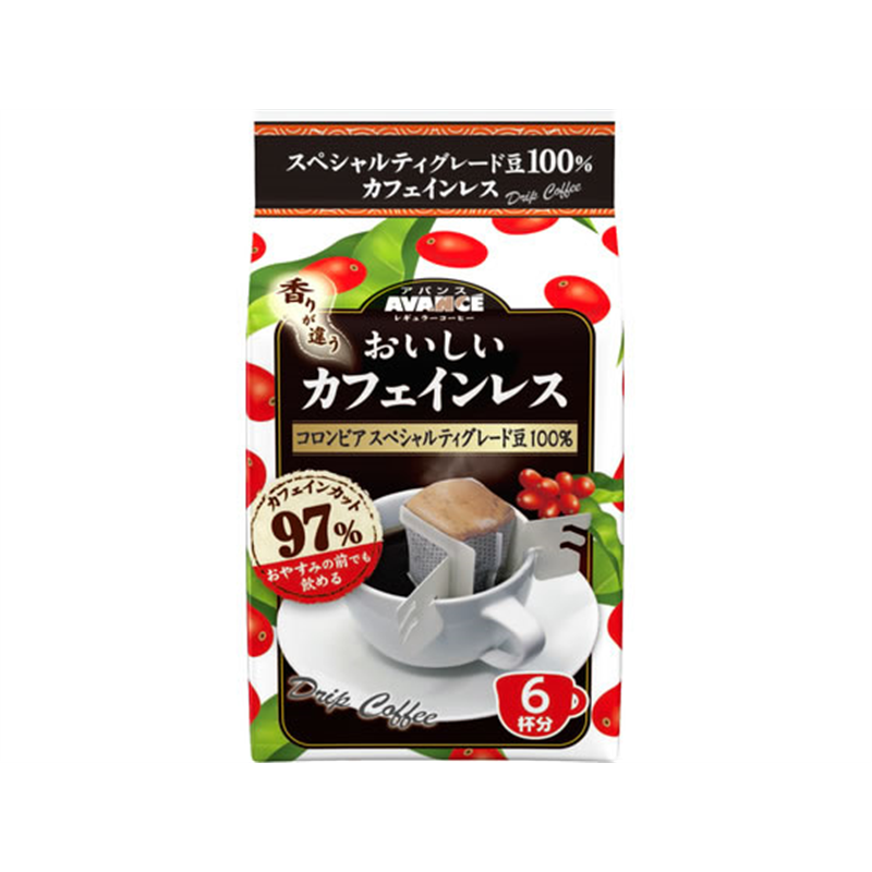 国太楼 アバンス レギュラーコーヒー おいしいカフェインレス ドリップコーヒー 1袋※軽（ご注文単位1袋）【直送品】