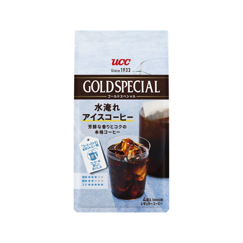 UCC上島珈琲 ゴールドスペシャル コーヒーバッグ 水淹れアイスコーヒー 5 1パック※軽(ご注文単位1パック)【直送品】