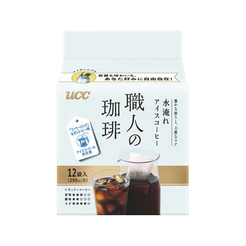 UCC上島珈琲 職人の珈琲 コーヒーバッグ 水淹れアイスコーヒー 250 1パック※軽（ご注文単位1パック）【直送品】