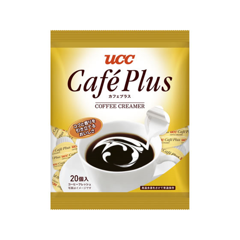 UCC上島珈琲 カフェプラス コーヒーフレッシュ 4.5mL 20個 1袋※軽(ご注文単位1袋)【直送品】