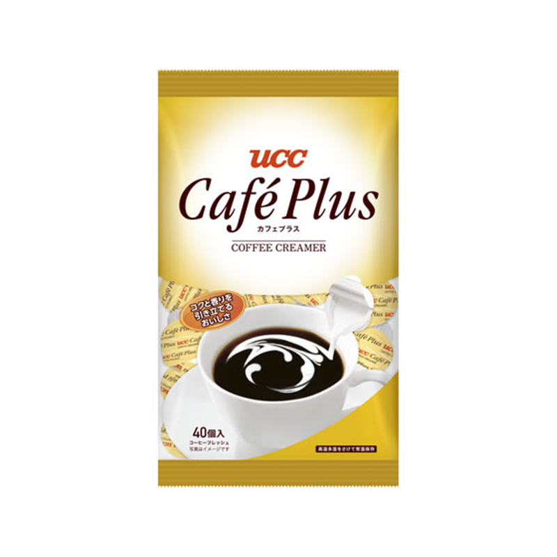 UCC上島珈琲 カフェプラス コーヒーフレッシュ 4.5mL 40個 1袋※軽(ご注文単位1袋)【直送品】