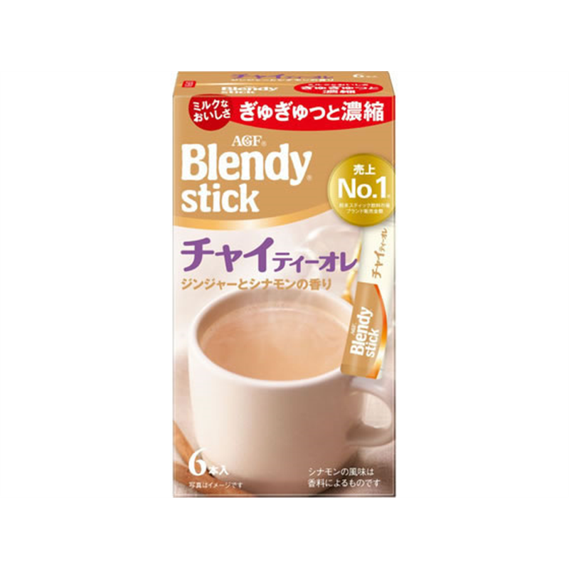 AGF ブレンディ スティック チャイティーオレ 6本 1箱※軽（ご注文単位1箱）【直送品】