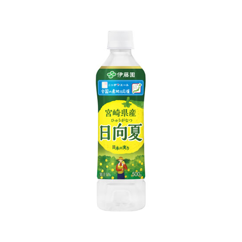 伊藤園 ニッポンエール 宮崎県産日向夏 500mL 1本※軽(ご注文単位1本)【直送品】