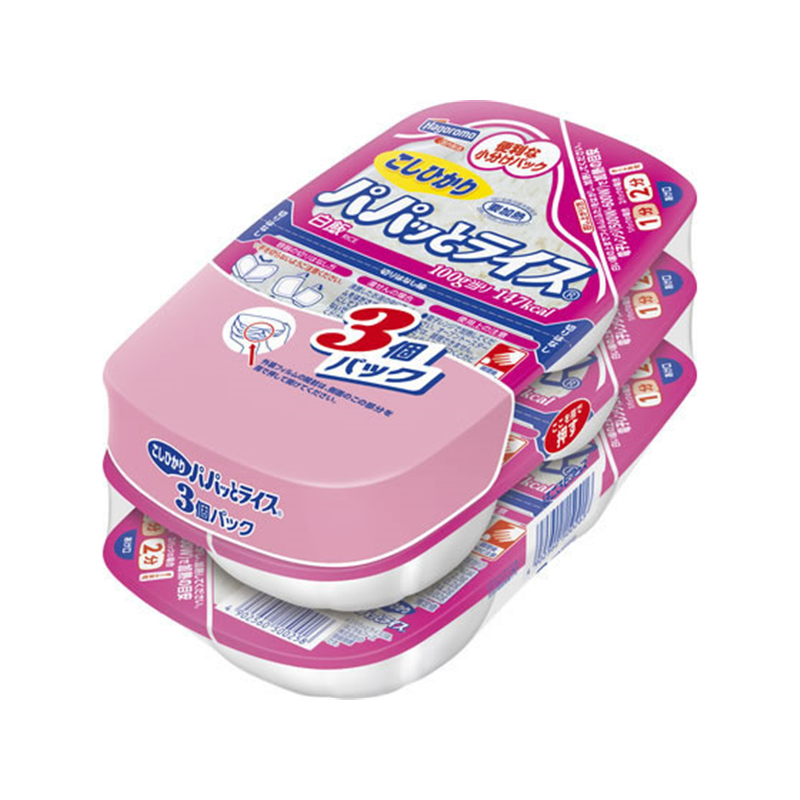 はごろもフーズ パパッとライス こしひかり 200g×3個 1パック※軽（ご注文単位1パック）【直送品】