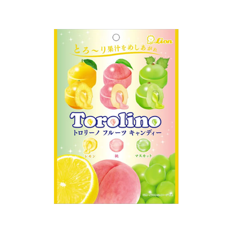 ライオン菓子 トロリーノ フルーツキャンディー 52g 1袋※軽(ご注文単位1袋)【直送品】