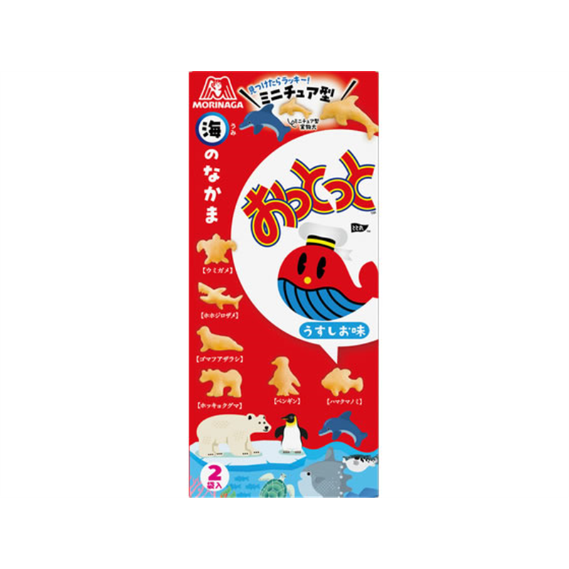 森永製菓 おっとっと うすしお味 23g×2袋 1個※軽(ご注文単位1個)【直送品】