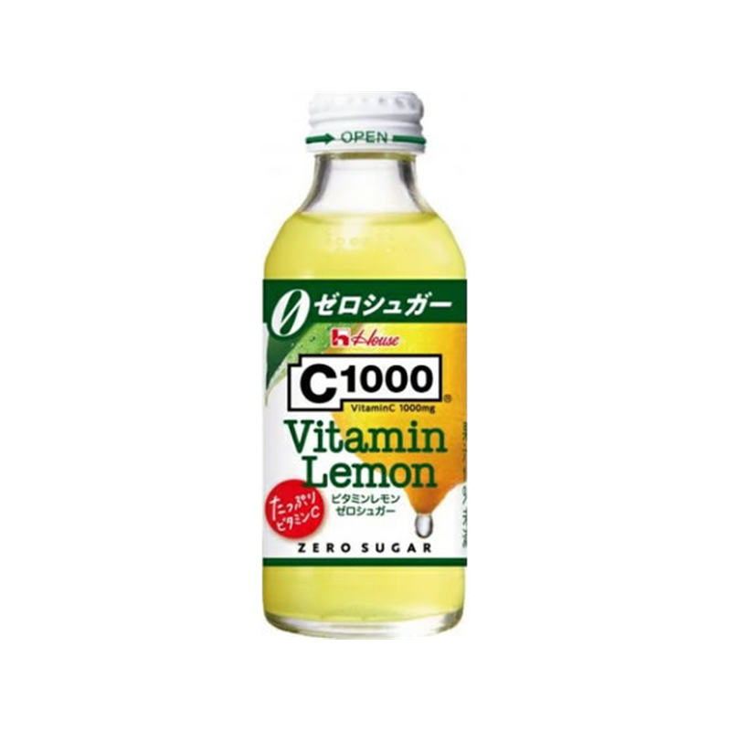 ハウス食品 C1000ビタミンレモン ゼロシュガー 140mL 1個※軽(ご注文単位1個)【直送品】