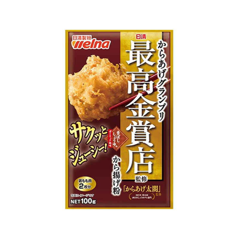 日清製粉ウェルナから揚げ粉香ばししょうゆ味ガーリック風味 1袋※軽（ご注文単位1袋）【直送品】