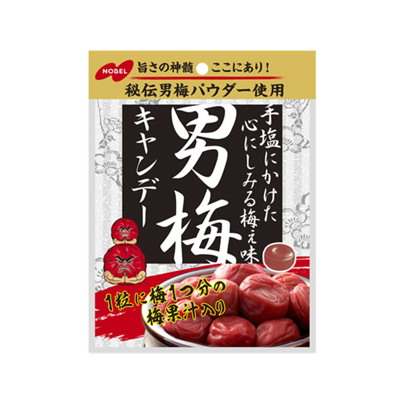 ノーベル男梅キャンデー 80g 1袋※軽(ご注文単位1袋)【直送品】
