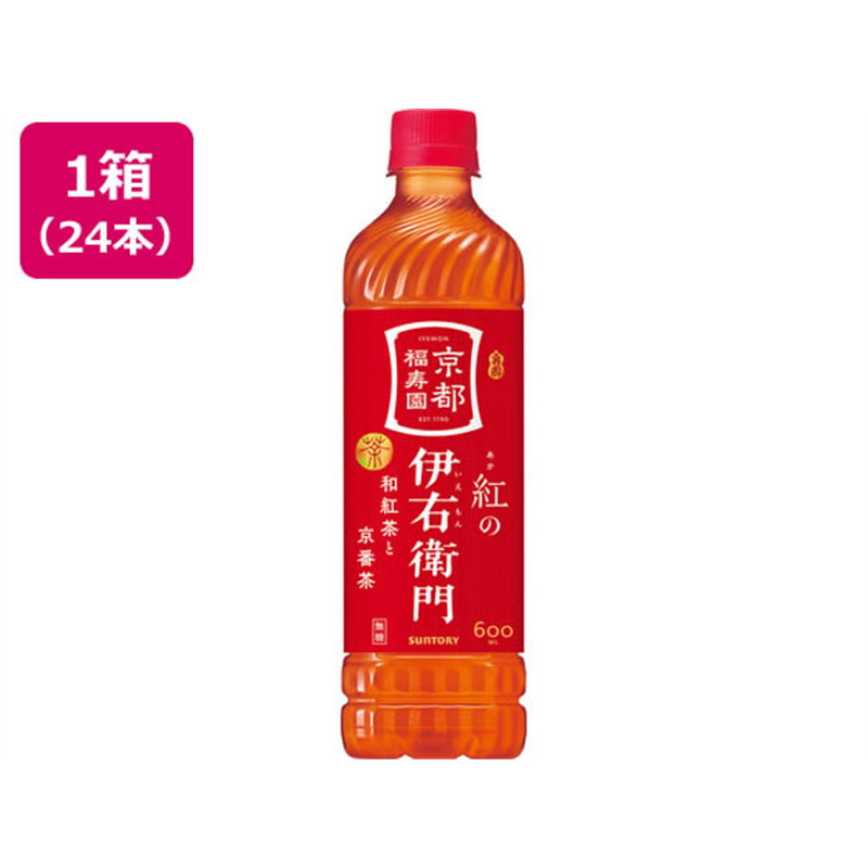 サントリー 紅の伊右衛門 600mL×24本 1箱※軽(ご注文単位1箱)【直送品】