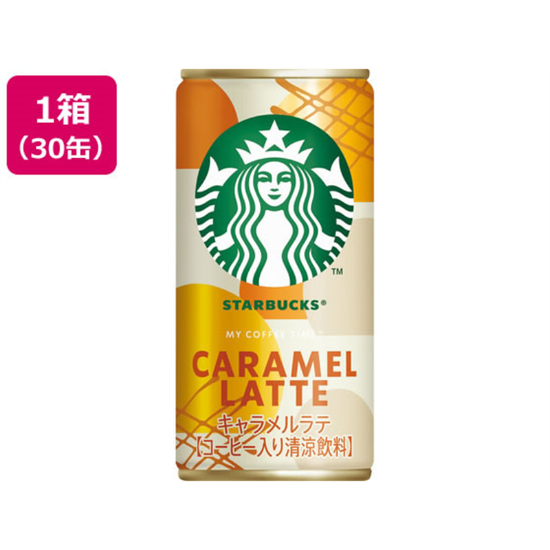 サントリー スターバックス MY COFFEE TIME キャラメル185g×30缶 1箱※軽（ご注文単位1箱）【直送品】