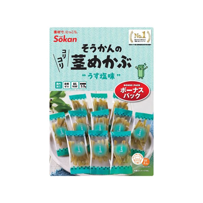 壮関/そうかんの茎めかぶ うす塩味 ボーナスパック 95g 1袋※軽(ご注文単位1袋)【直送品】