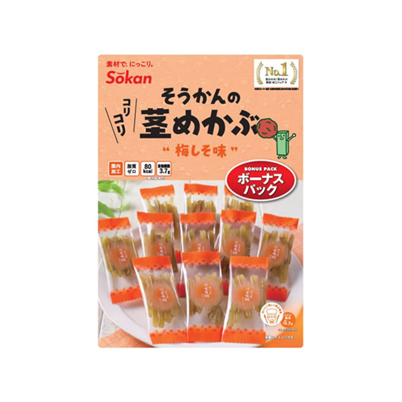 壮関/そうかんの茎めかぶ 梅しそ味 ボーナスパック 95g 1袋※軽(ご注文単位1袋)【直送品】