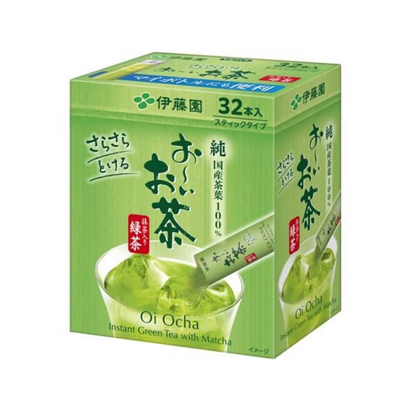 伊藤園 さらさらとける お～いお茶 抹茶入り緑茶 スティック 32本 1個※軽（ご注文単位1個）【直送品】
