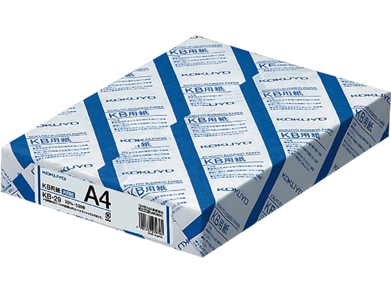 コクヨ KB用紙(共用紙) 70g A4 500枚 KB-29 1冊（ご注文単位1冊)【直送品】