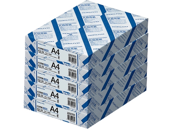 コクヨ KB用紙(共用紙) 70g A4 500枚×5冊 KB-29 1箱（ご注文単位1箱)【直送品】