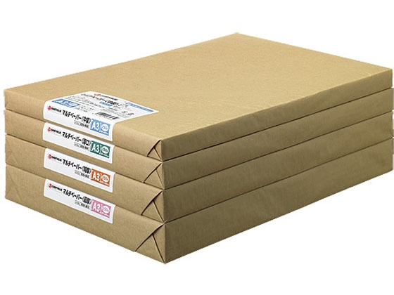 スマートバリュー マルチペーパー最厚口 A3 250枚 A156J 1冊（ご注文単位1冊)【直送品】