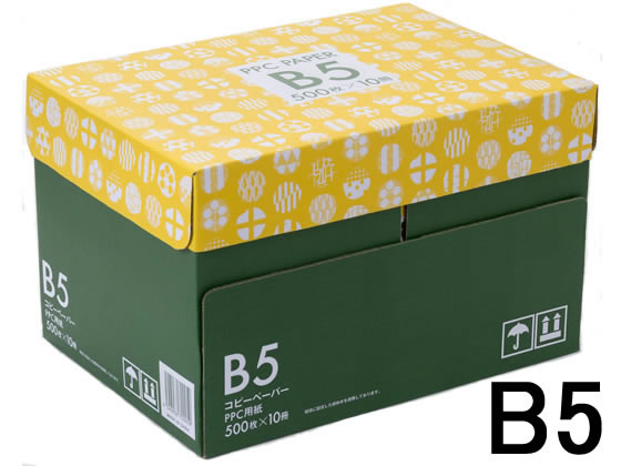 Forestway コピーペーパー ノルディック B5 500枚×10冊 1箱（ご注文単位1箱)【直送品】