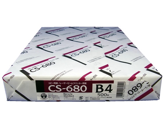 キヤノン キヤノン純正用紙(上質紙) B4 CS-068 500枚 2698C003 1冊（ご注文単位1冊)【直送品】