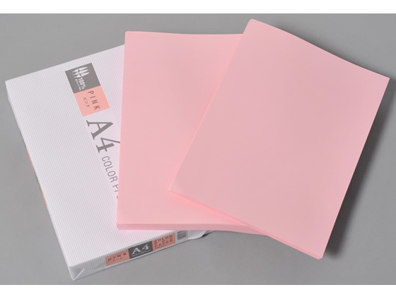APPJ カラーコピー用紙 ピンク A4 500枚×5冊 CPP001 1箱（ご注文単位1