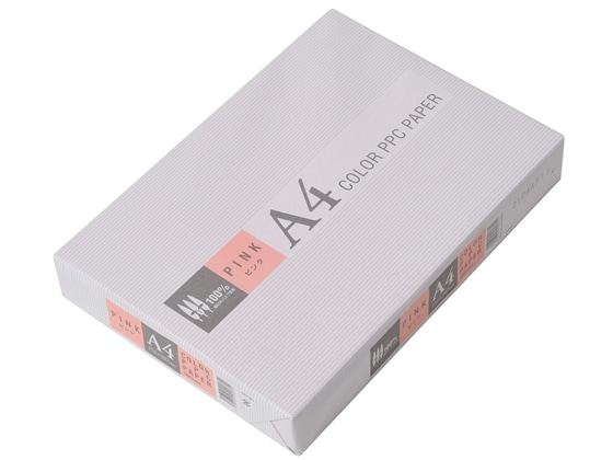 APPJ カラーコピー用紙 ピンク A4 500枚 CPP001 1冊(ご注文単位1冊)【直送品】