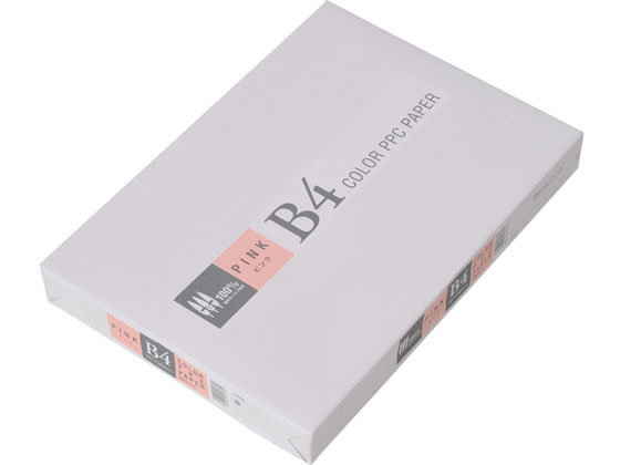 APPJ カラーコピー用紙 ピンク B4 500枚 CPP003 1冊(ご注文単位1冊)【直送品】