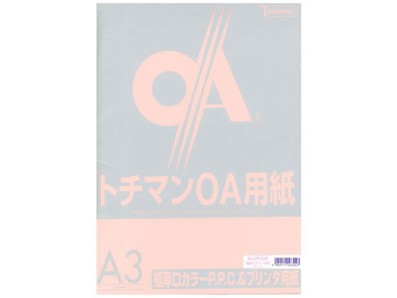 SAKAEテクニカルペーパー 極厚口カラーPPC A3 ピンク 50枚 1冊(ご注文単位1冊)【直送品】