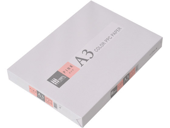APPJ カラーコピー用紙 ピンク A3 500枚 CPP002 1冊(ご注文単位1冊)【直送品】