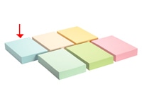 色上質紙A4厚口 水色500枚入 1冊(ご注文単位1冊)【直送品】