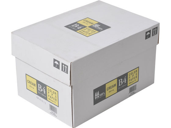 APPJ カラーコピー用紙 クリーム B4 500枚×5冊 CPY003 1箱(ご注文単位1箱)【直送品】