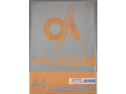 SAKAEテクニカルペーパー 極厚口カラーPPC A4 オレンジ 50枚 1冊（ご注文単位1冊)【直送品】