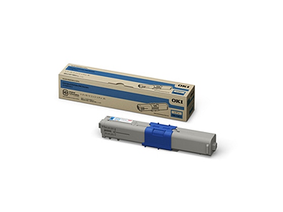 OKI 大容量トナーカートリッジ シアン TNR-C4KC2 1個(ご注文単位1個)【直送品】