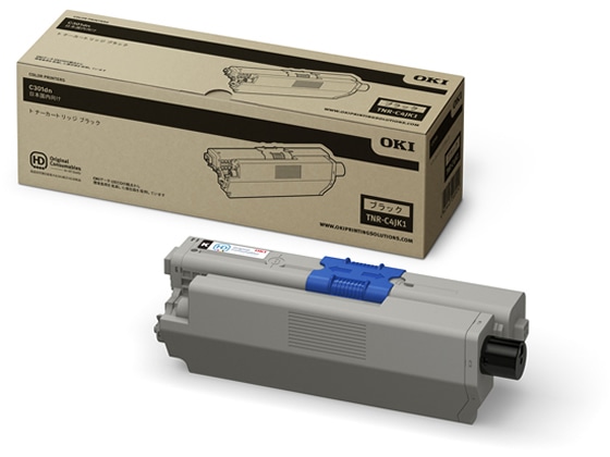 OKI トナーカートリッジ ブラック TNR-C4JK1 1個(ご注文単位1個)【直送品】