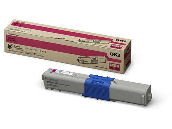 OKI トナーカートリッジ マゼンタ TNR-C4JM1 1個(ご注文単位1個)【直送品】