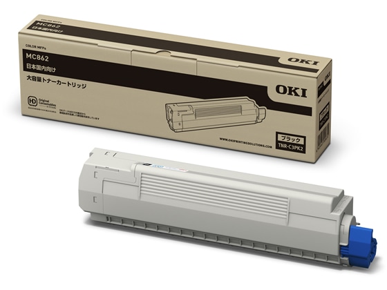 OKI 大容量トナーカートリッジ ブラック TNR-C3PK2 1本(ご注文単位1本)【直送品】