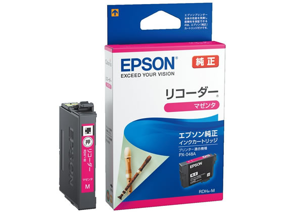 エプソン インクカートリッジ マゼンタ RDH-M 1個(ご注文単位1個)【直送品】