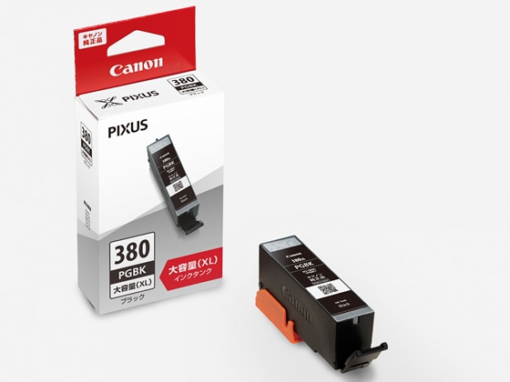 CANON インクタンク ブラック 大容量 BCI-380XLPGBK 2326C001 1個(ご注文単位1個)【直送品】