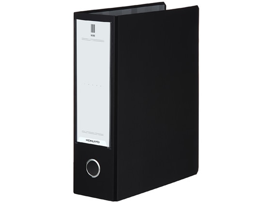 コクヨ チューブファイルNEOS A4タテ 背幅95mm ブラック フ-NE680D 1冊(ご注文単位1冊)【直送品】