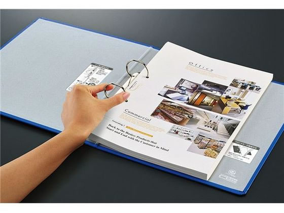 コクヨ リングファイル A4タテ 背幅56mm 青 フ-440NB 1冊（ご注文単位1冊)【直送品】