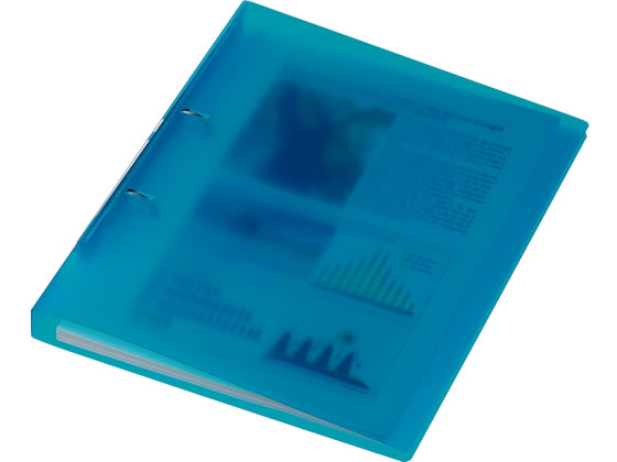 コクヨ リングファイル〈スリムスタイル〉クリアカラー A4タテ 背幅27mm ピンク 1冊（ご注文単位1冊)【直送品】