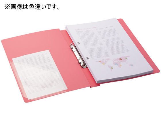 リヒトラブ リングファイル(カドロック&ツイストリング)A4タテ 背幅36mm 黒 1冊（ご注文単位1冊)【直送品】