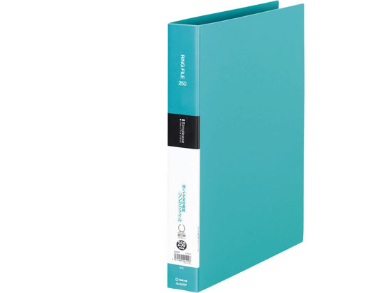 キングジム シンプリーズ リングファイル A4タテ 背幅41mm 水色 1冊（ご注文単位1冊)【直送品】