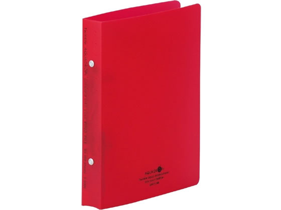 リヒトラブ フラット・ツイストリングファイルA5タテ 背幅32mm 赤 F-5006-3 1冊（ご注文単位1冊)【直送品】