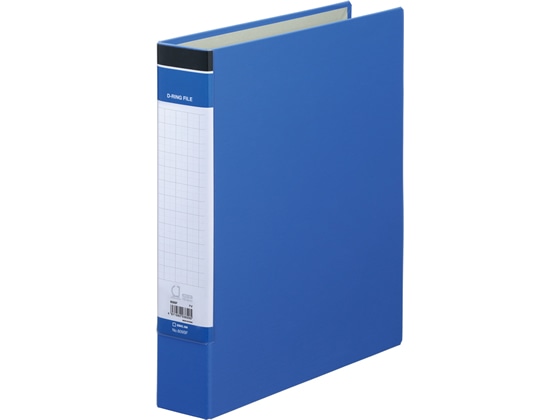 キングジム DリングファイルBF A4タテ とじ厚35mm 青 609BFアオ 1冊(ご注文単位1冊)【直送品】