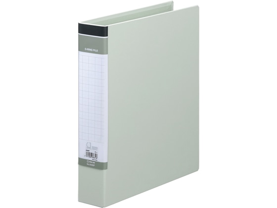 キングジム DリングファイルBF A4タテ とじ厚35mm グレー 609BFクレ 1冊(ご注文単位1冊)【直送品】