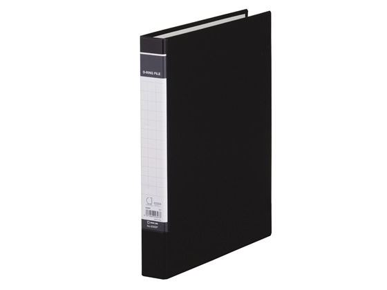 キングジム DリングファイルBF A4タテ とじ厚21mm 黒 608BFクロ 1冊(ご注文単位1冊)【直送品】
