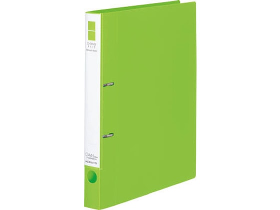 コクヨ Dリングファイル[スムーススタイル] A4タテとじ厚20mm黄緑 1冊（ご注文単位1冊)【直送品】