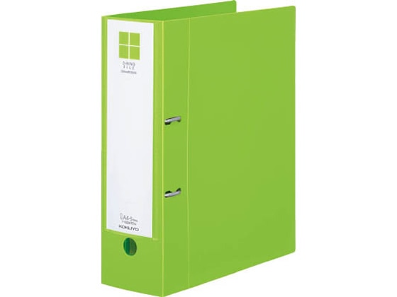 コクヨ Dリングファイル[スムーススタイル] A4タテとじ厚70mm黄緑 1冊（ご注文単位1冊)【直送品】